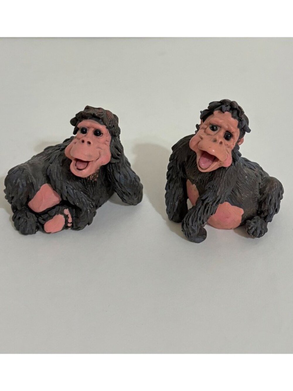 Vintage Pete Apsit NOAH'S ARK Set Two 2 Gorillas Apes Gordo Gouda Animal Figures